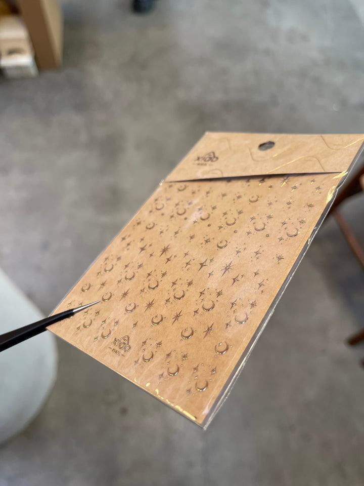 Xiao A - Moon & Star Nail Sticker