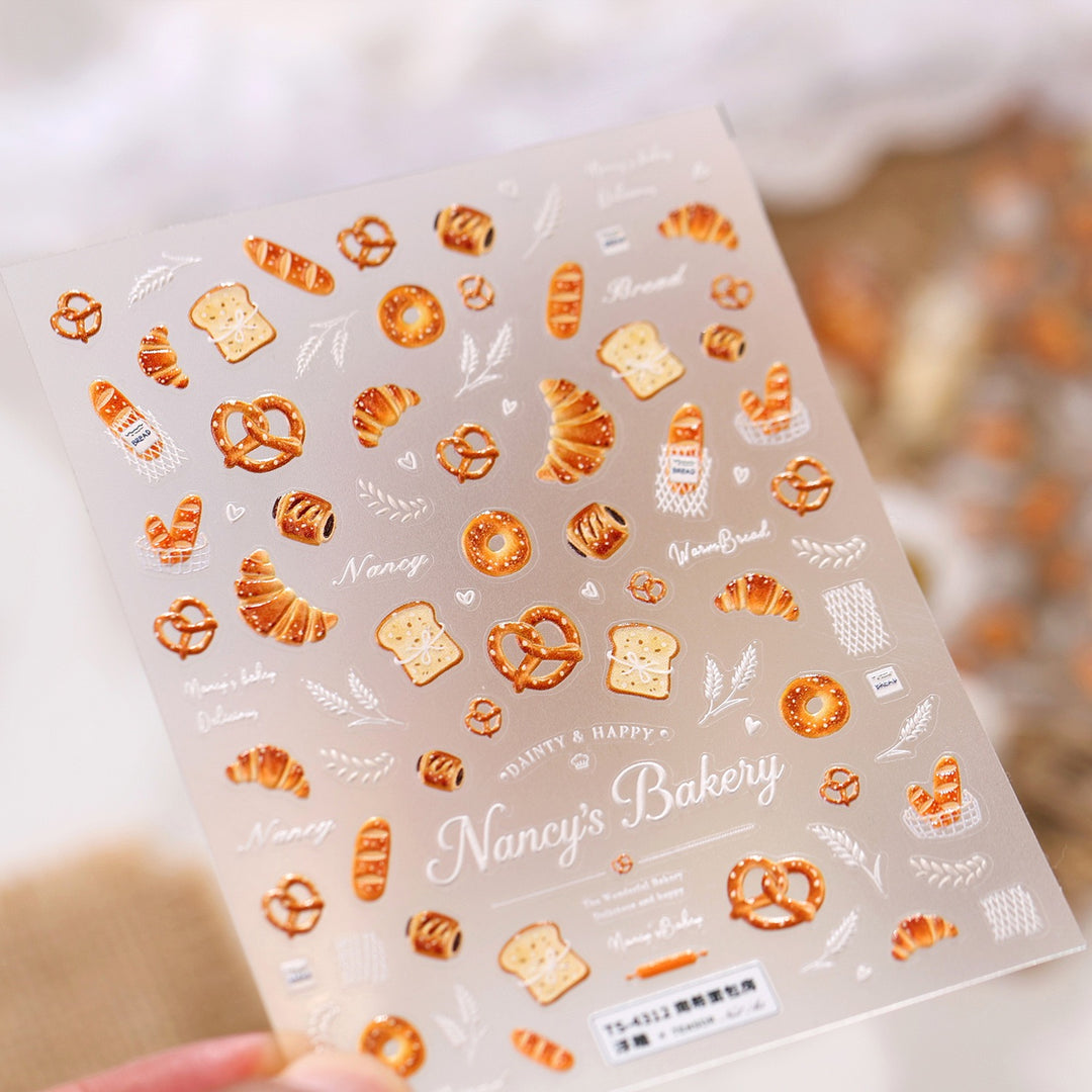 Tensor Nail Sticker - Bakery Bread Nail Sticker