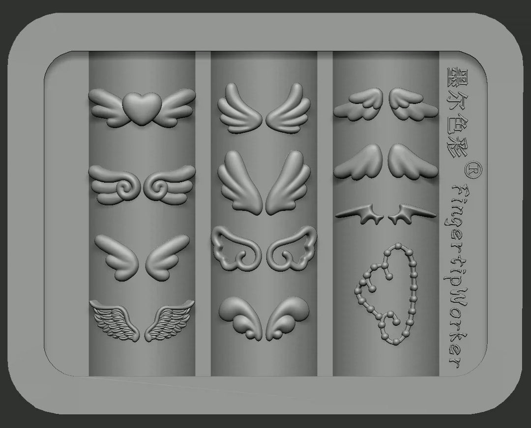 Mooer - 3D Art Silicone Mold - Wings