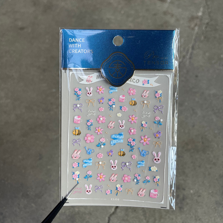 Tensor Nail Sticker - Spring Vibe 1