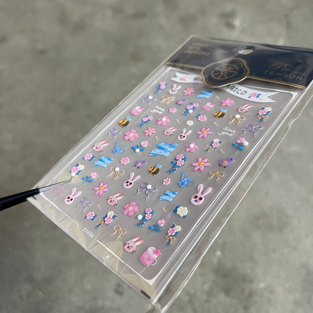 Tensor Nail Sticker - Spring Vibe 1