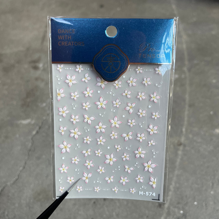 Tensor Nail Sticker - Flower 1