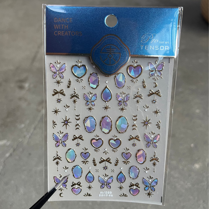 Tensor Nail Sticker - Aurora Butterfly