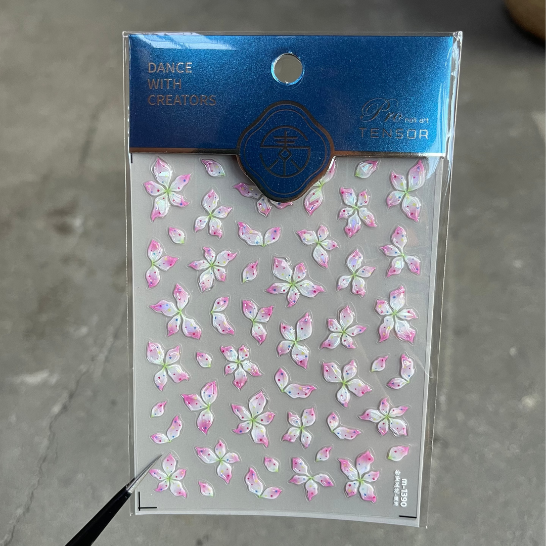 Tensor Nail Sticker - Flower 4