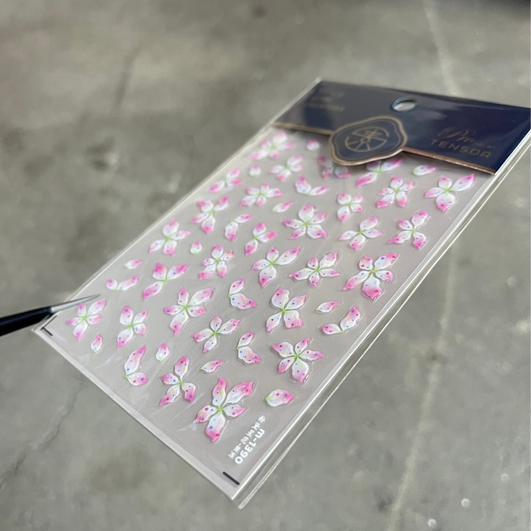 Tensor Nail Sticker - Flower 4