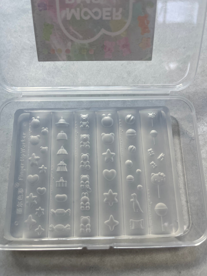 Mooer - 3D Art Silicone Mold - Gummy Bear Mix