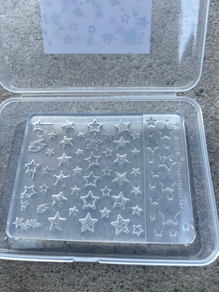Mooer - 3D Art Silicone Mold - Star MIx