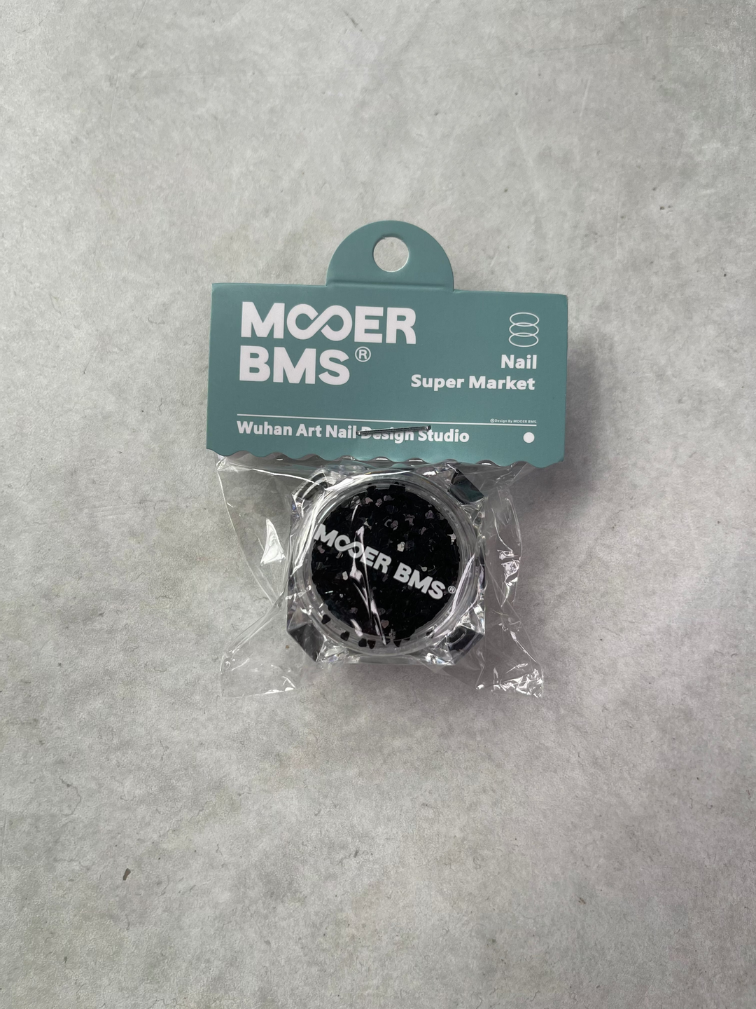 MOOER - Mini Black Heart Glitter
