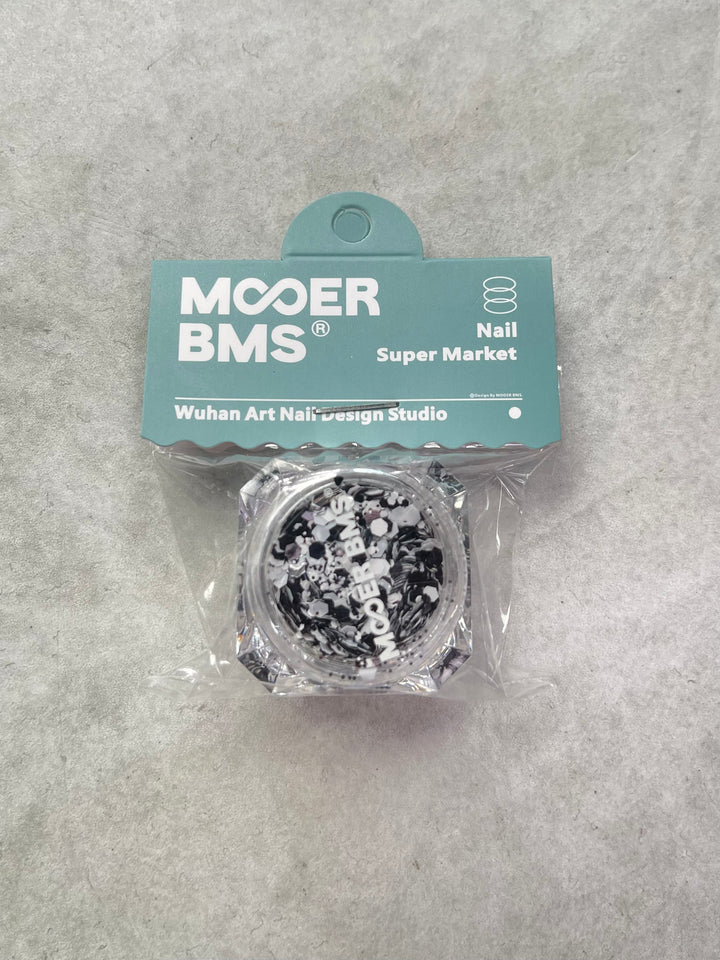 MOOER - Black & White Glitter Mix