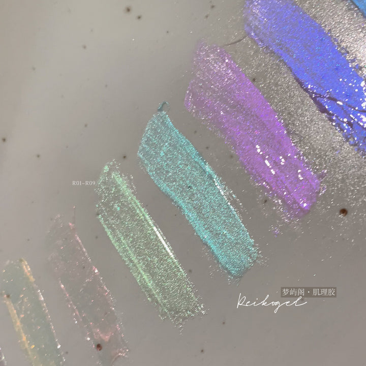 Reikogel - Iridescent Pearl Texture Gel | 9 Colours Palette