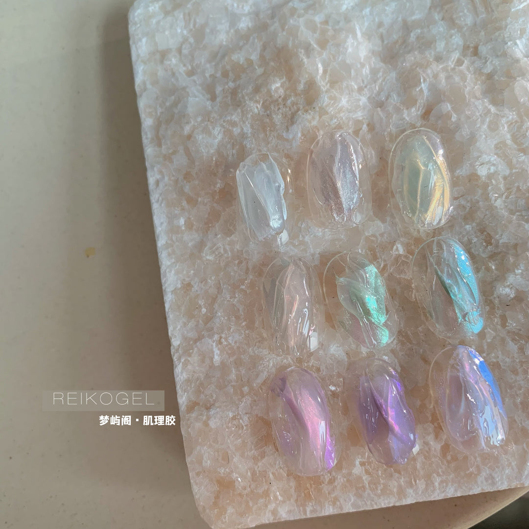 Reikogel - Iridescent Pearl Texture Gel | 9 Colours Palette