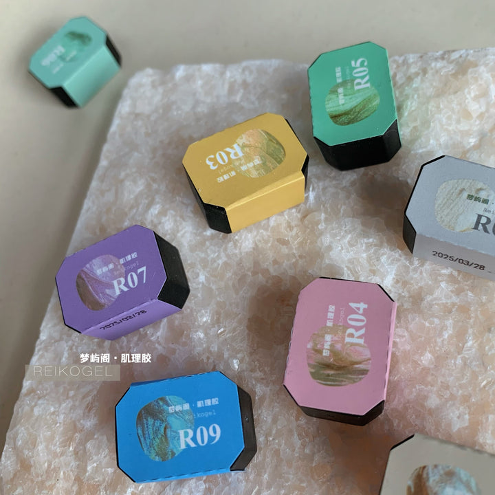 Reikogel - Iridescent Pearl Texture Gel | 9 Colours Palette