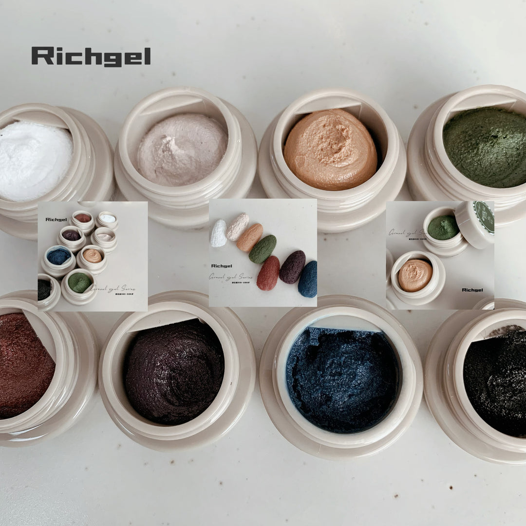 Richgel - Gravel Texture Gel S02 Ivory Sand | 4g