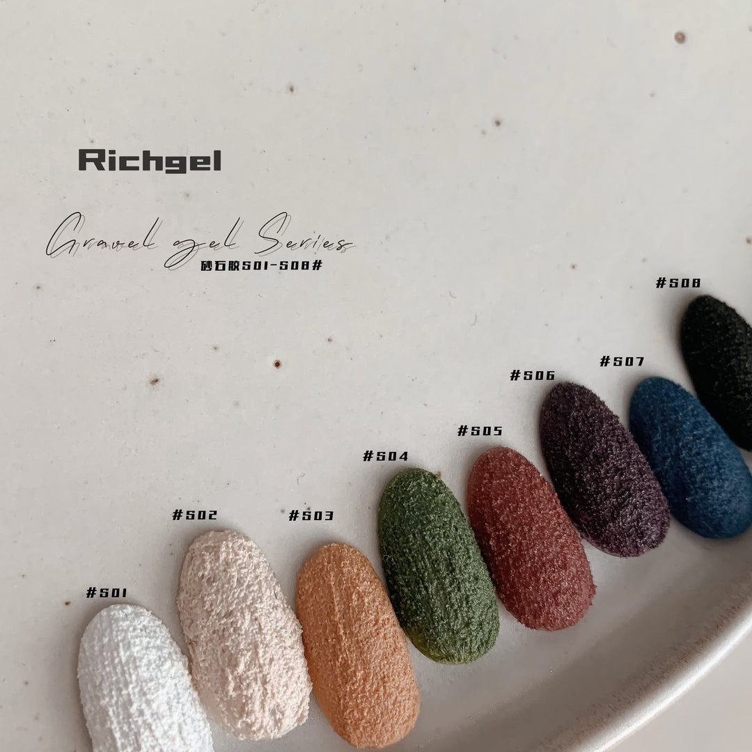 Richgel - Gravel Texture Gel S02 Ivory Sand | 4g