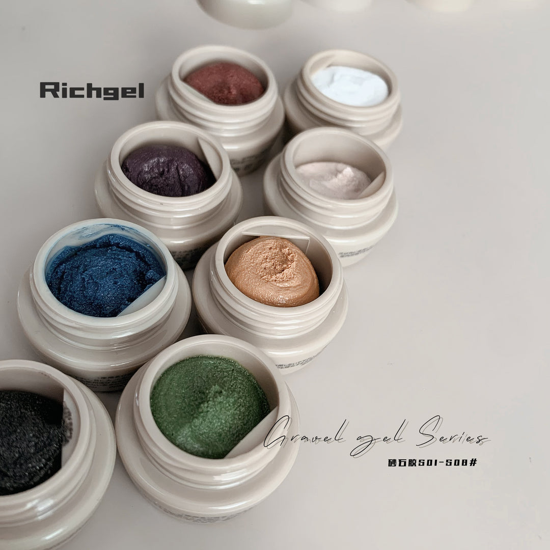Richgel - Gravel Texture Gel S02 Ivory Sand | 4g