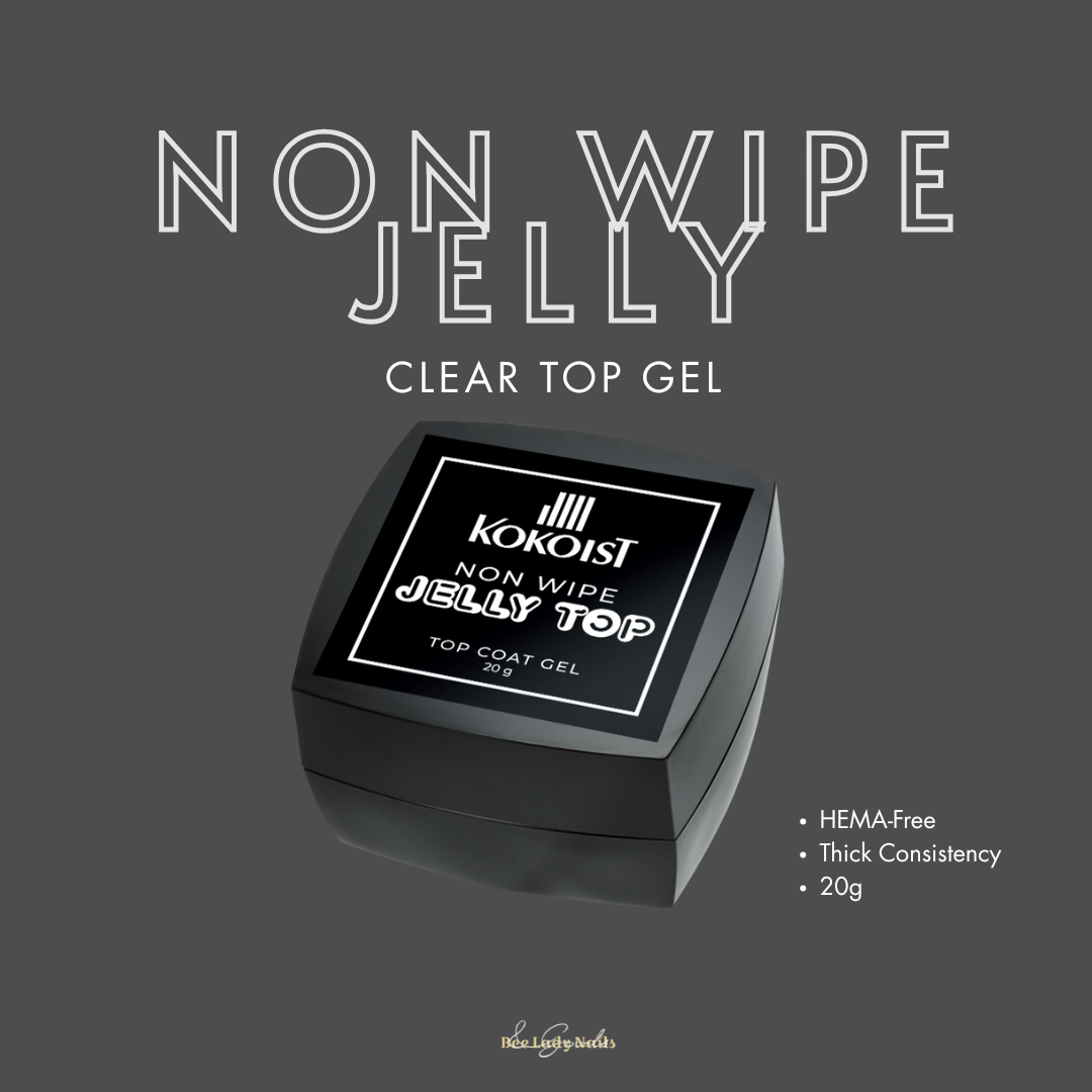 (NEW) KOKOIST Non-Wipe Jelly Top Coat Gel 4g/ 20g
