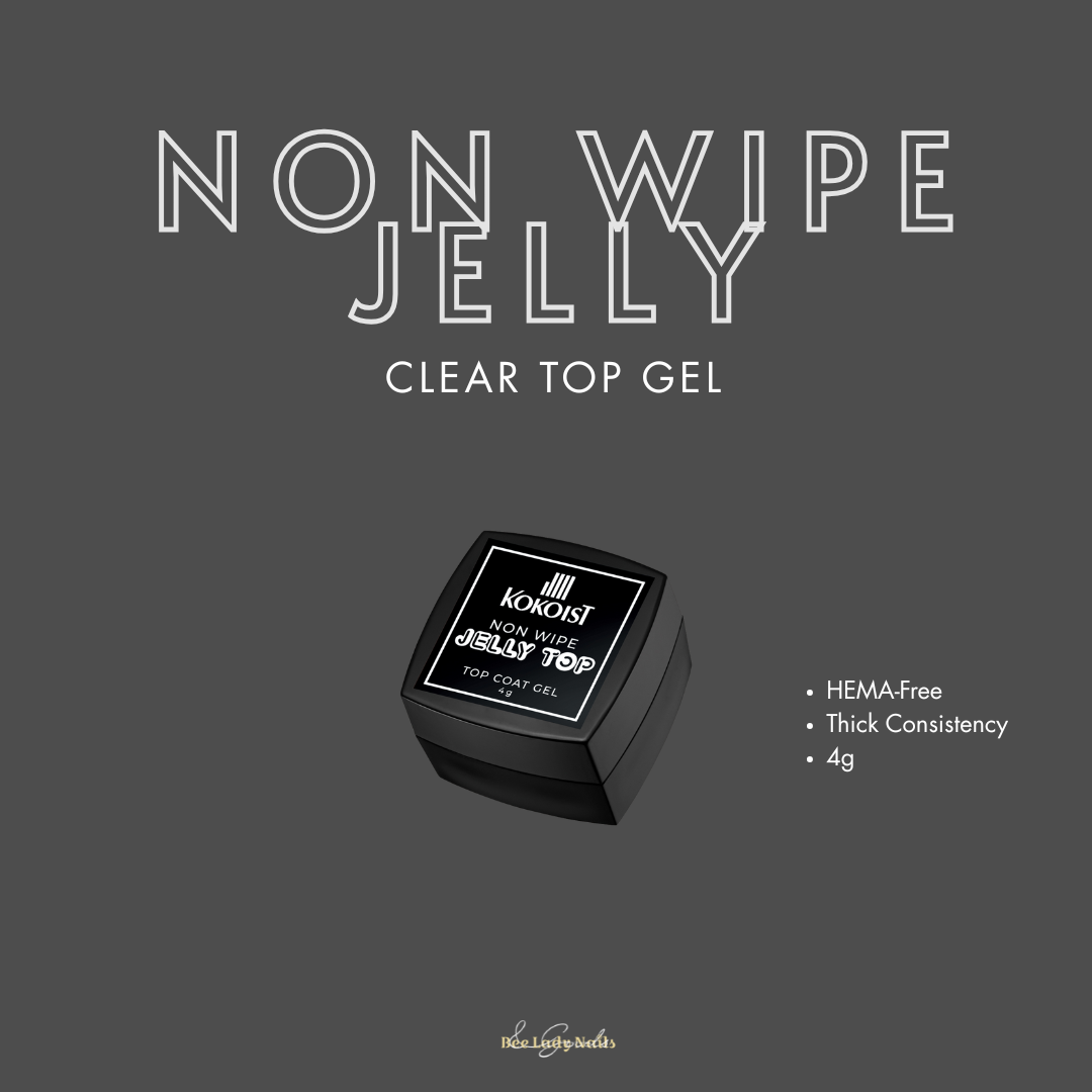 (NEW) KOKOIST Non-Wipe Jelly Top Coat Gel 4g/ 20g
