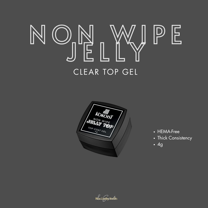 (NEW) KOKOIST Non-Wipe Jelly Top Coat Gel 4g/ 20g