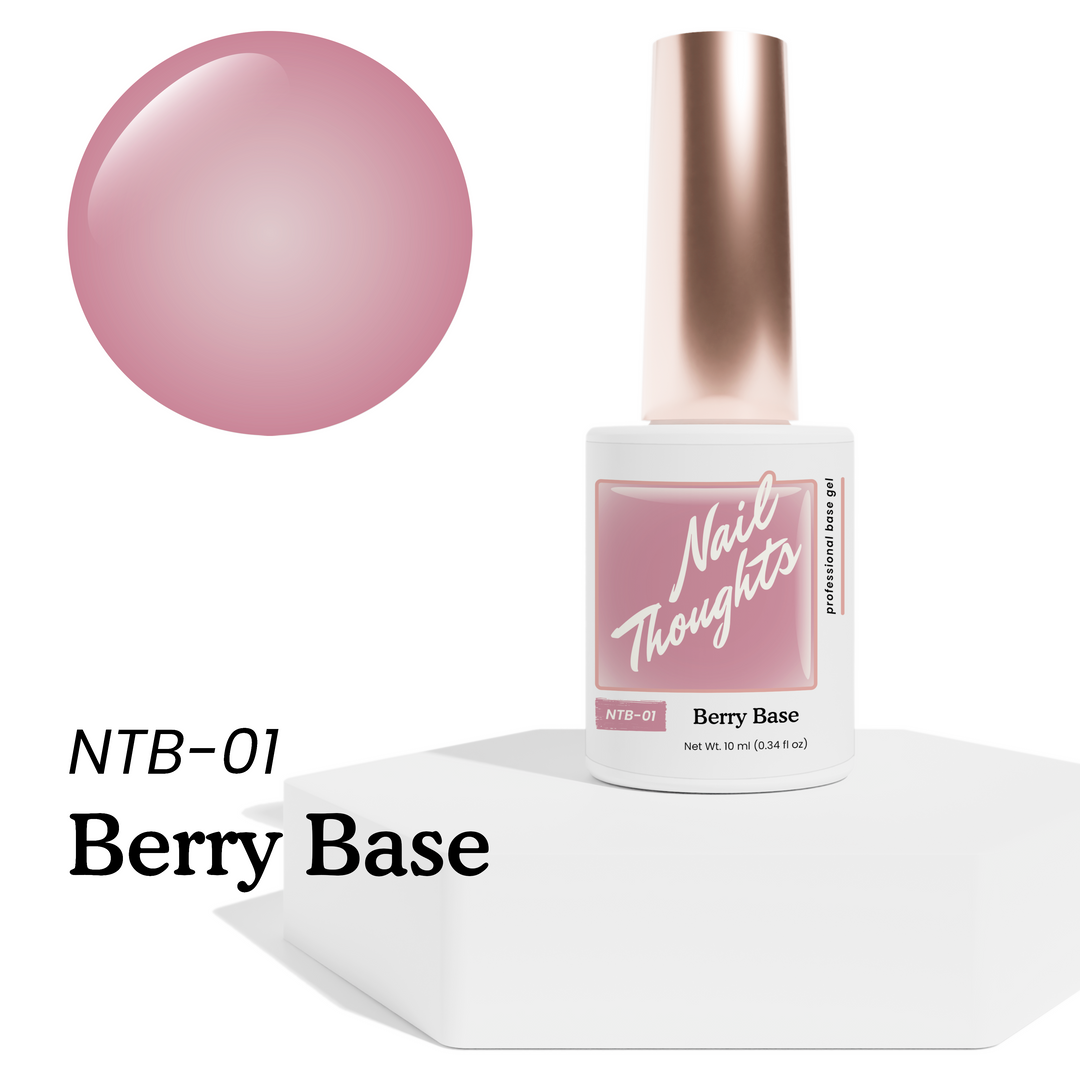 Nail Thoughts [NTB-01] Berry Tinted Builder Base Gel in bottle