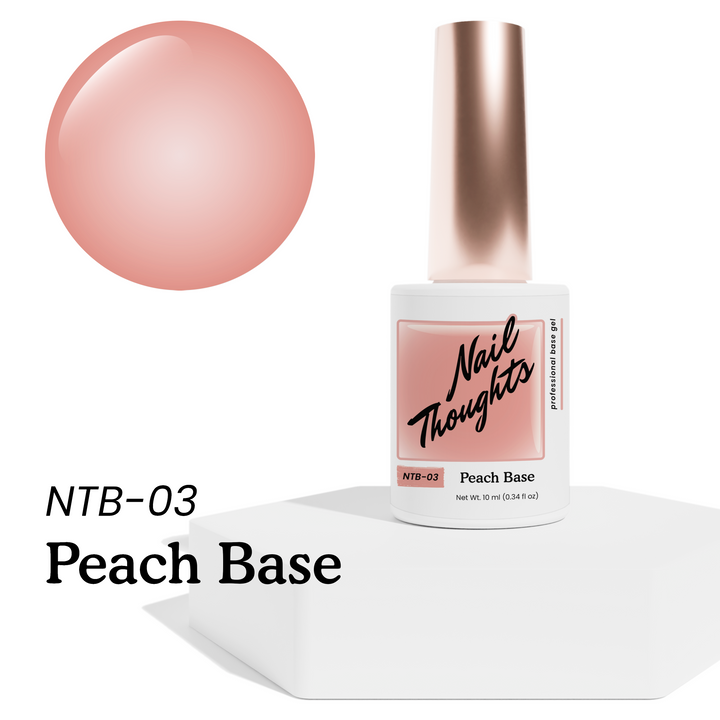 Nail Thoughts [NTB-03] Peach Tinted Builder Base Gel in bottle