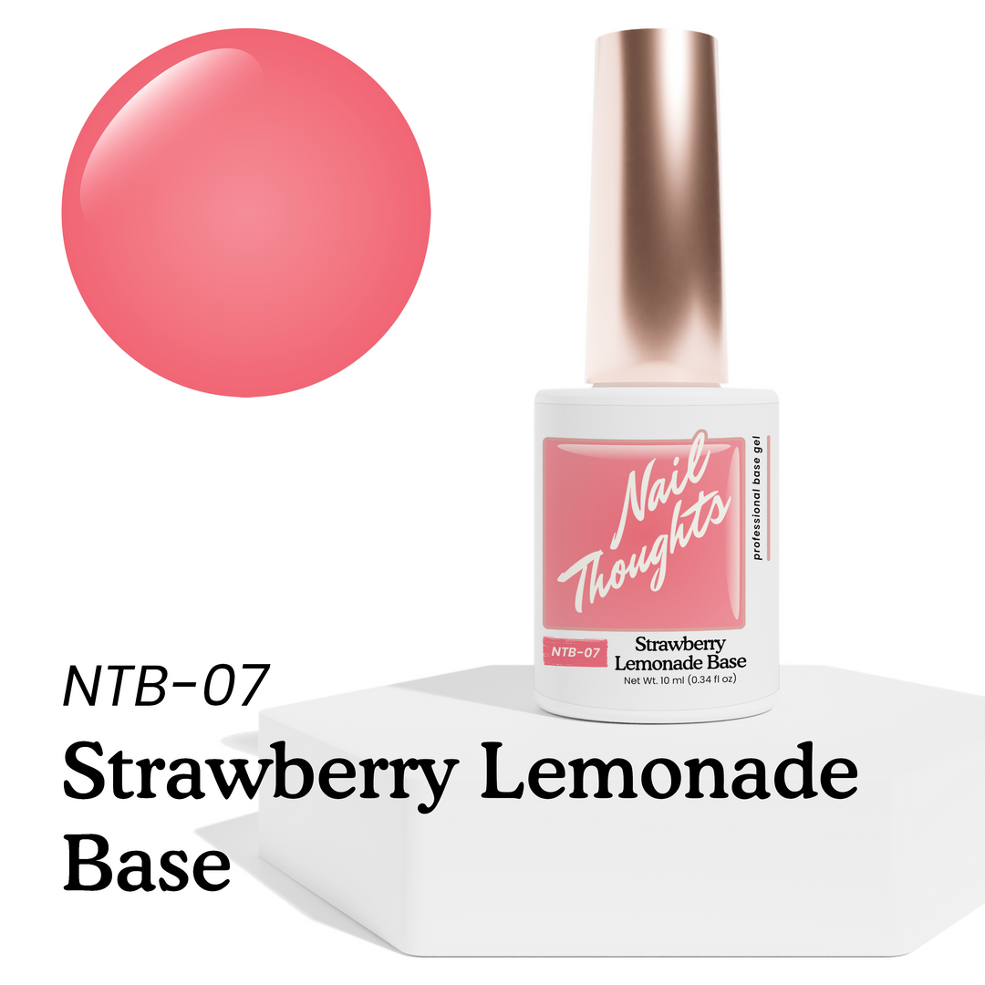 Nail Thoughts [NTB-07] Strawberry Lemonade Tinted Builder Base Gel  in bottle