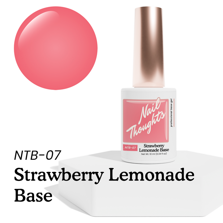 Nail Thoughts [NTB-07] Strawberry Lemonade Tinted Builder Base Gel  in bottle