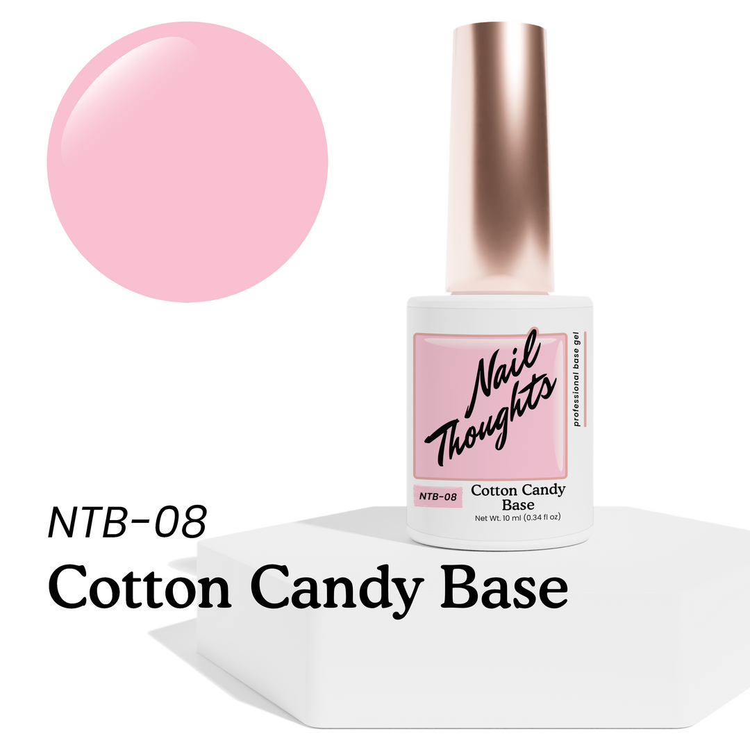 Nail Thoughts [NTB-08] Cotton Candy Tinted Builder Base Gel  in bottle