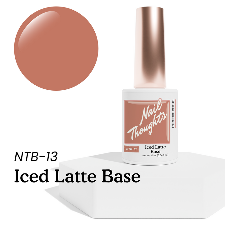 Nail Thoughts [NTB-13] Iced latte Tinted Builder Base Gel in bottle