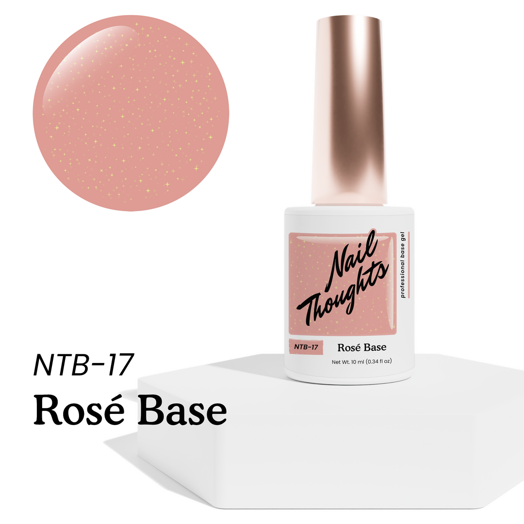 Nail Thoughts [NTB-17] ROSÉ Tinted Builder Base Gel  in bottle