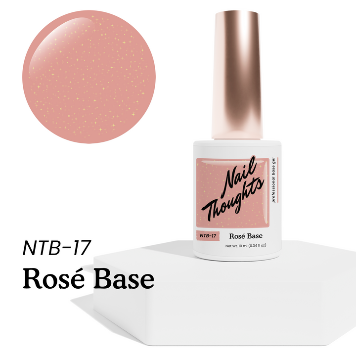 Nail Thoughts [NTB-17] ROSÉ Tinted Builder Base Gel  in bottle