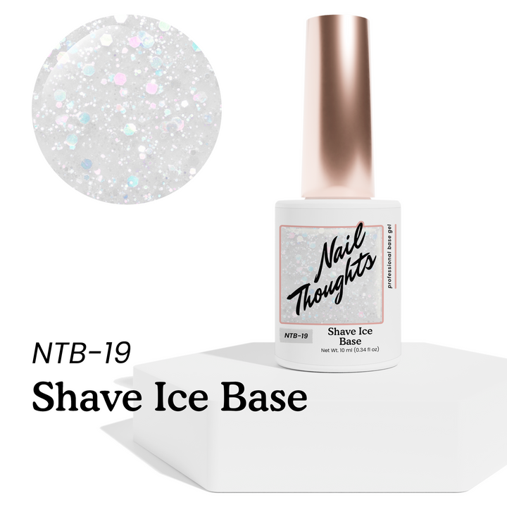 Nail Thoughts [NTB-19] Shave Ice Tinted Builder Base Gel in bottle