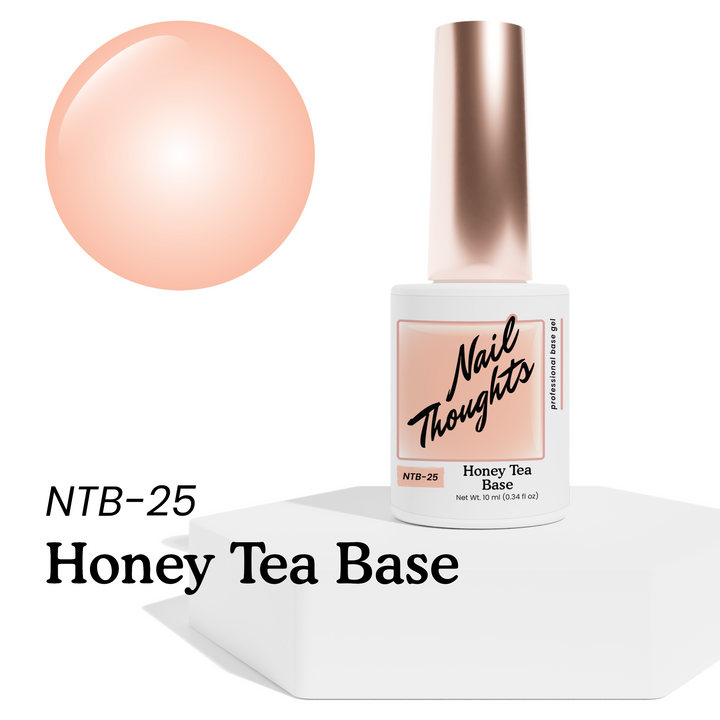 Nail Thoughts [NTB-25] Honey Tea Tinted Builder Base Gel in bottle