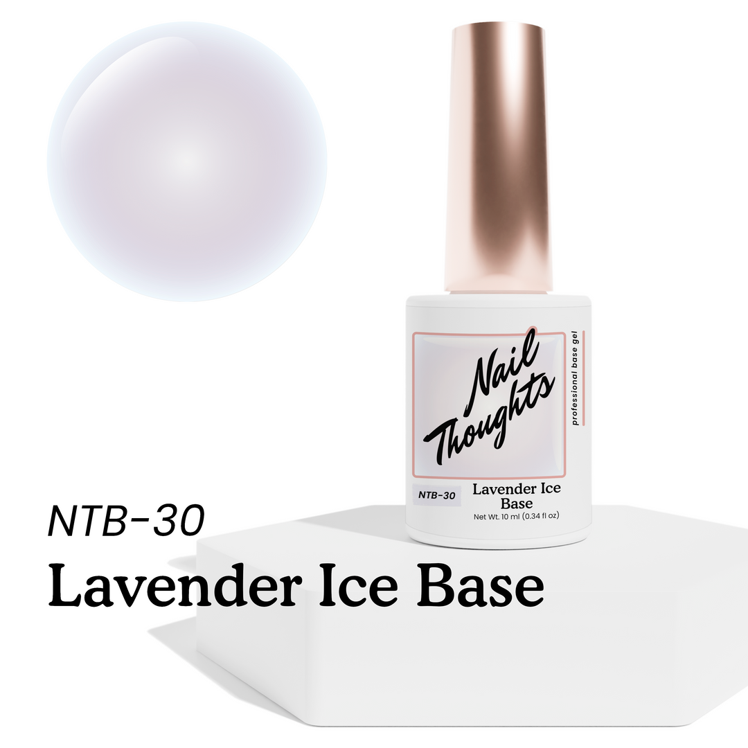 Nail Thoughts [NTB-30] Lavender Ice Tinted Builder Base Gel in bottle