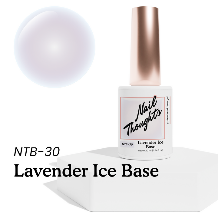 Nail Thoughts [NTB-30] Lavender Ice Tinted Builder Base Gel in bottle