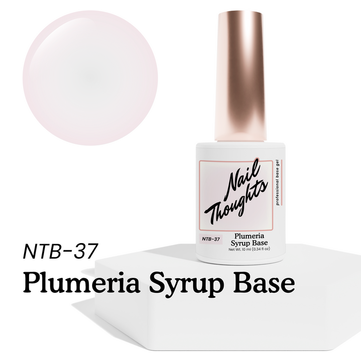 Nail Thoughts [NTB-37] Plumeria Syrup Builder Base in bottle