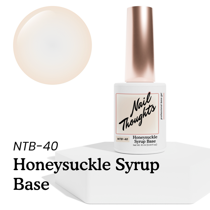 Nail Thoughts [NTB-40] Honeysuckle Syrup Builder Base in bottle