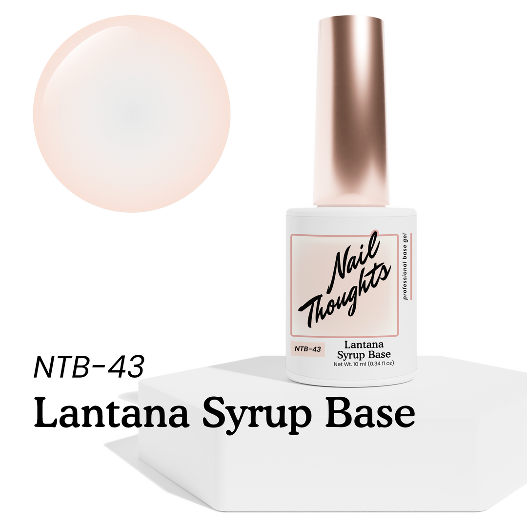 Nail Thoughts [NTB-43] Lantana Syrup Builder Base in bottle