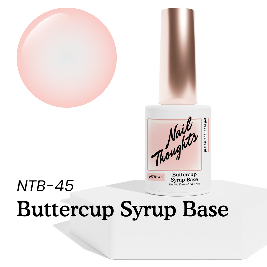 Nail Thoughts [NTB-45] Buttercup Syrup Builder Base in bottle