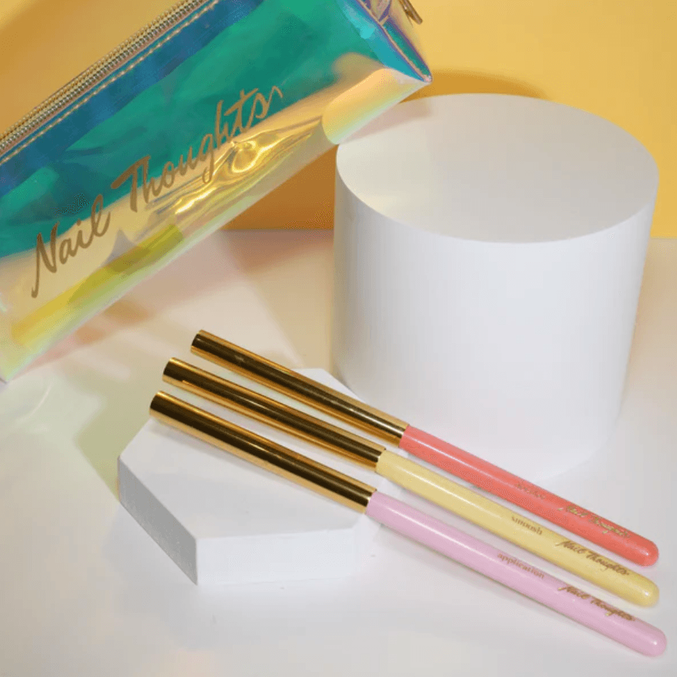 (Pre-Order) Nail Thoughts Brush Set + FREE Brush Case - Bee Lady Nails & Goods