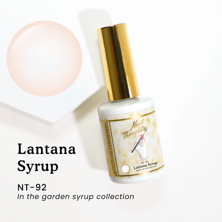 (Pre-Order) Nail Thoughts "In the Garden" syrup collection  NT-85 to NT-97 Syrup Colour Gel in bottle 10g