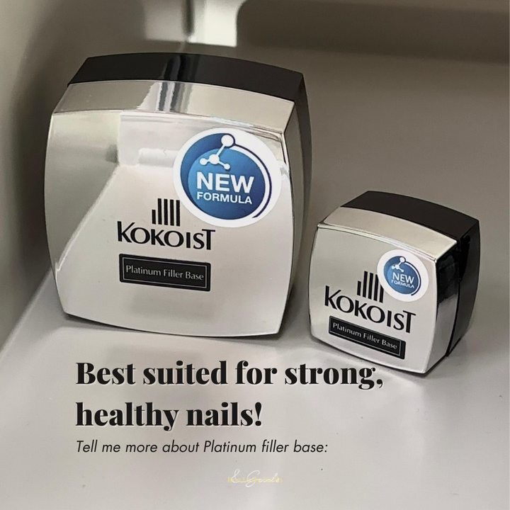 KOKOIST - Platinum Filler Builder Base Gel in Pot (HEMA-Free Builder Base Gel )