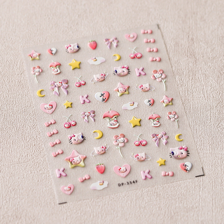 Tensor Nail Sticker - Hello Kitty 03