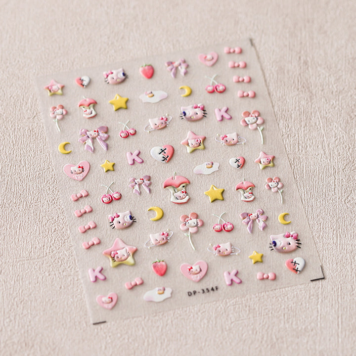 Tensor Nail Sticker - Hello Kitty 03