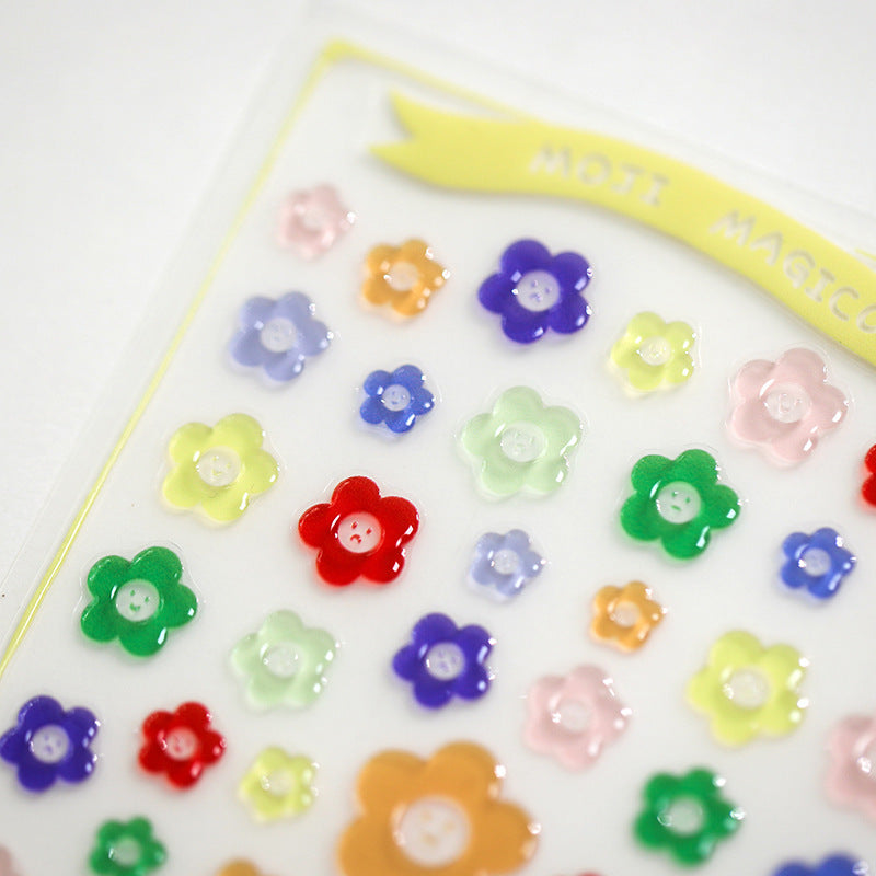Tensor Nail Sticker - Jelly Flower