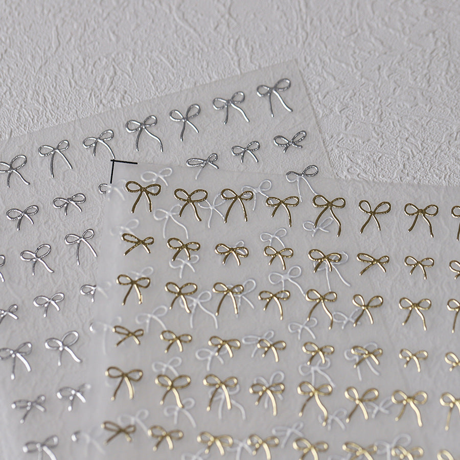 Tensor Nail Sticker - Bow (Gold)