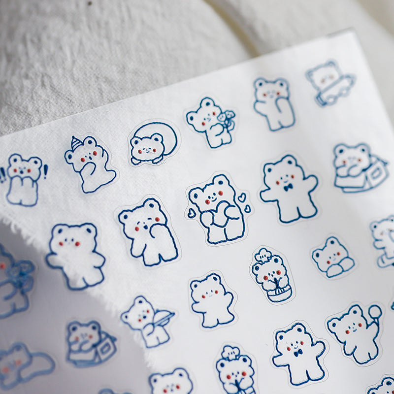 Tensor Nail Sticker - Fluffy Bear