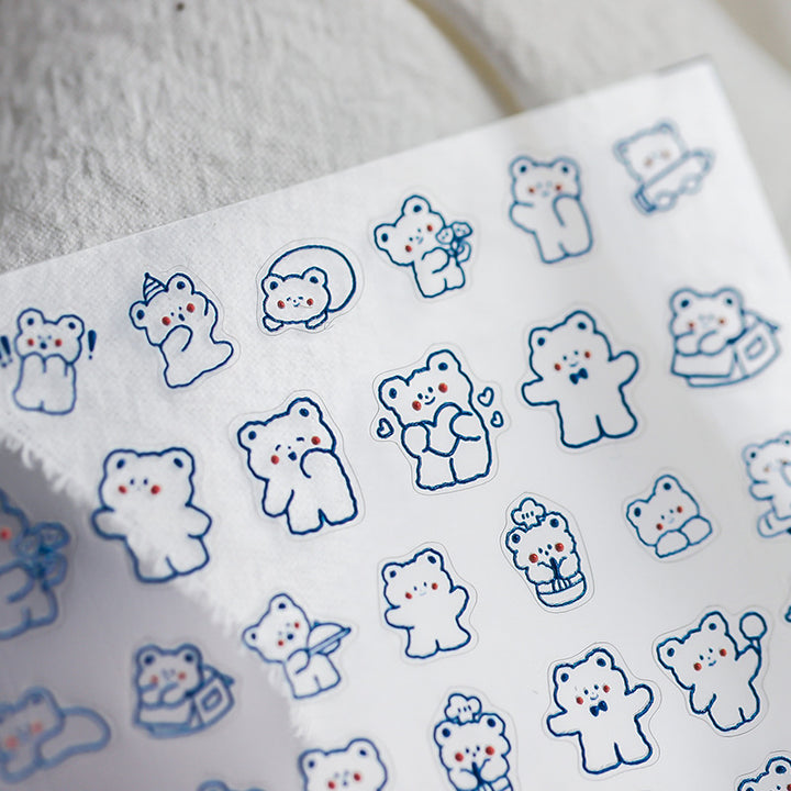 Tensor Nail Sticker - Fluffy Bear