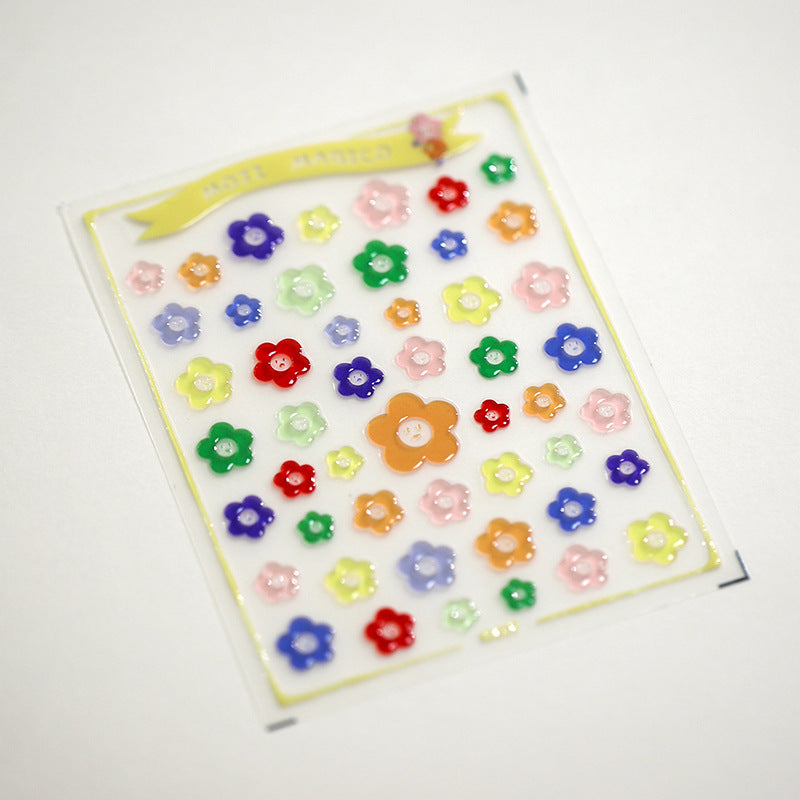 Tensor Nail Sticker - Jelly Flower