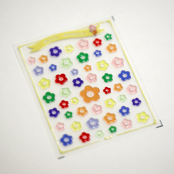 Tensor Nail Sticker - Jelly Flower