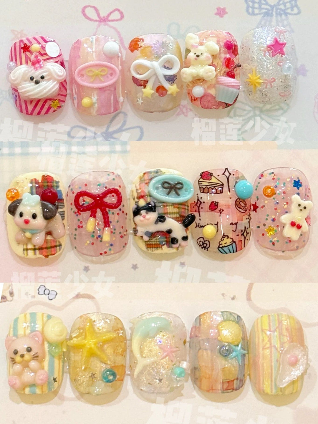 Mooer - 3D Art Silicone Mold - Kawaii Mix
